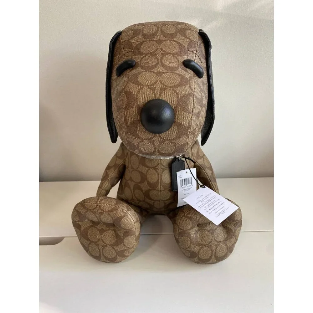 NWT Coach X Peanuts Snoopy Collectible In Signature Canvas 5405 $650 - Picture 2 of 12